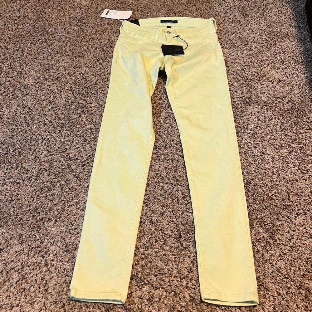 Flying Monkey Platinum Women's Lime Green Skinny‎ Jeans Size 26
